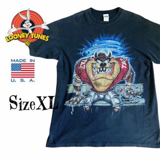 ヘインズ(Hanes)のXL★Looney Tunes ルーニーテューンズ 90s USA製 Tシャツ (Tシャツ/カットソー(半袖/袖なし))