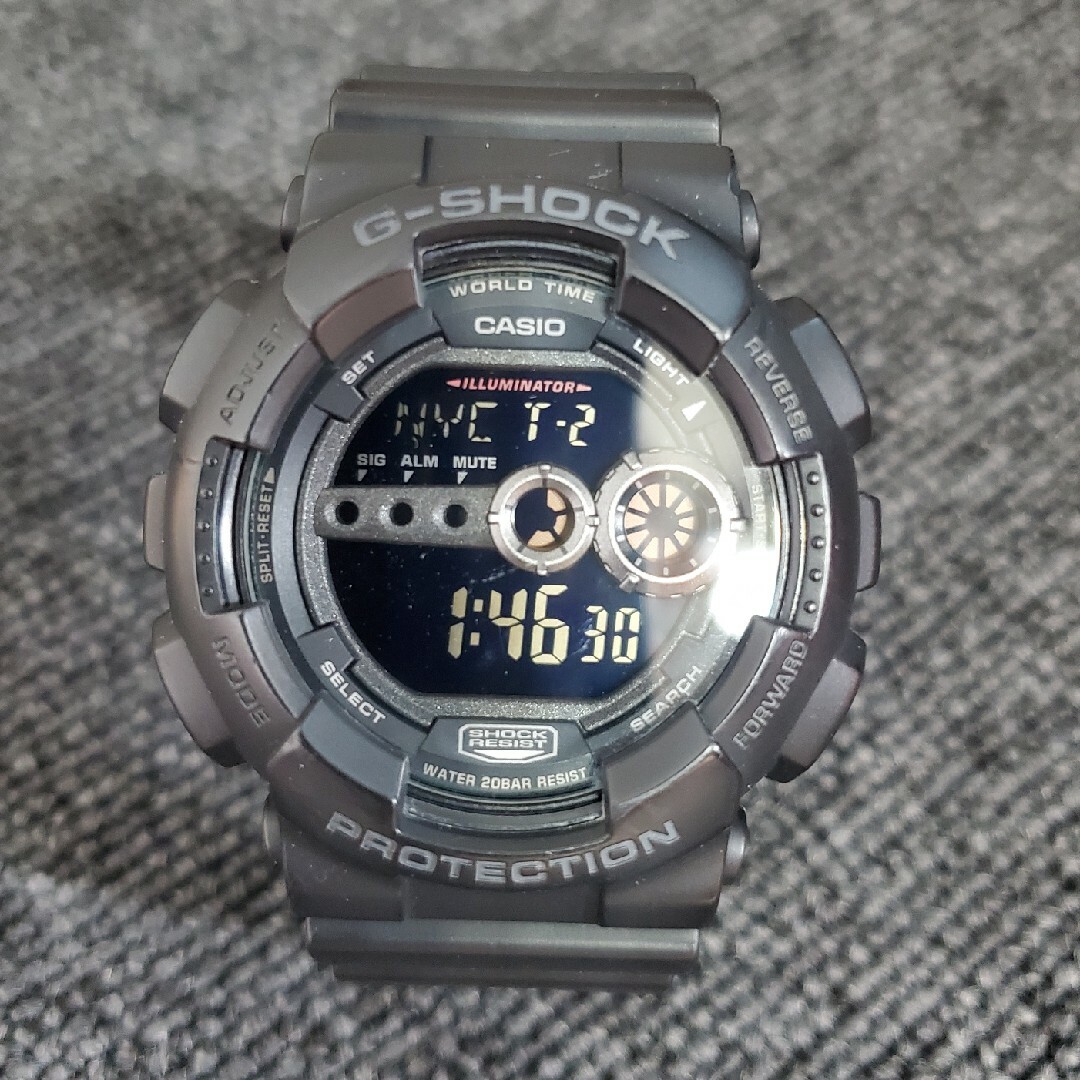 G-SHOCK(ジーショック)のG-SHOCK　ジーショック　GD-100　ブラック メンズの時計(腕時計(デジタル))の商品写真