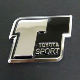 トヨタ(トヨタ)のTOYOTA SPORT トヨタ　スポーツ　３D エンブレム　Dタイプ　1枚 (車外アクセサリ)