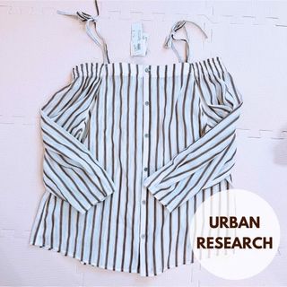 アーバンリサーチ(URBAN RESEARCH)のURBAN RESEARCH ストライプ2wayブラウス(シャツ/ブラウス(長袖/七分))