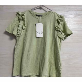 ザラ(ZARA)のZARA フリルシャツ(Tシャツ(半袖/袖なし))