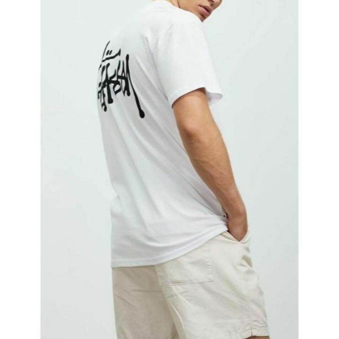 【新品】stussy Tシャツ　サイズXL ホワイト ベーシック