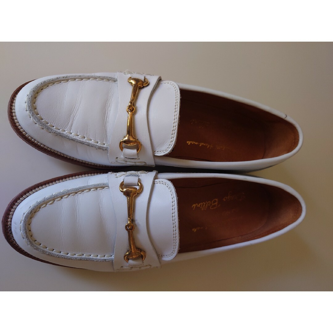 DEUXIEME CLASSE(ドゥーズィエムクラス)のDIEGO BELLINI  ビットローファ・白・36 レディースの靴/シューズ(ローファー/革靴)の商品写真