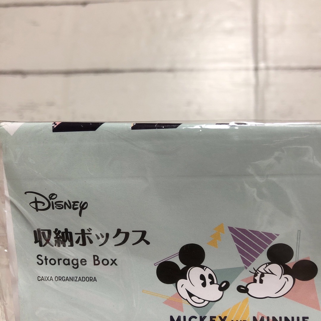 Disney(ディズニー)の新品　ディズニー　収納ボックス　BOX ケース　整理整頓　箱　2点　小物入れ インテリア/住まい/日用品の収納家具(ケース/ボックス)の商品写真