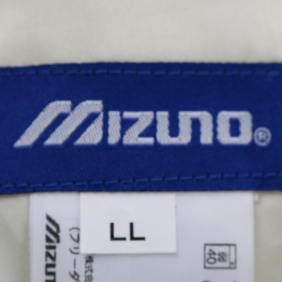 ミズノ ロングパンツ 未使用 スラックス タック 無地 大きいサイズ ボトムス ゴルフ スポーツウェア メンズ LLサイズ ネイビー Mizuno