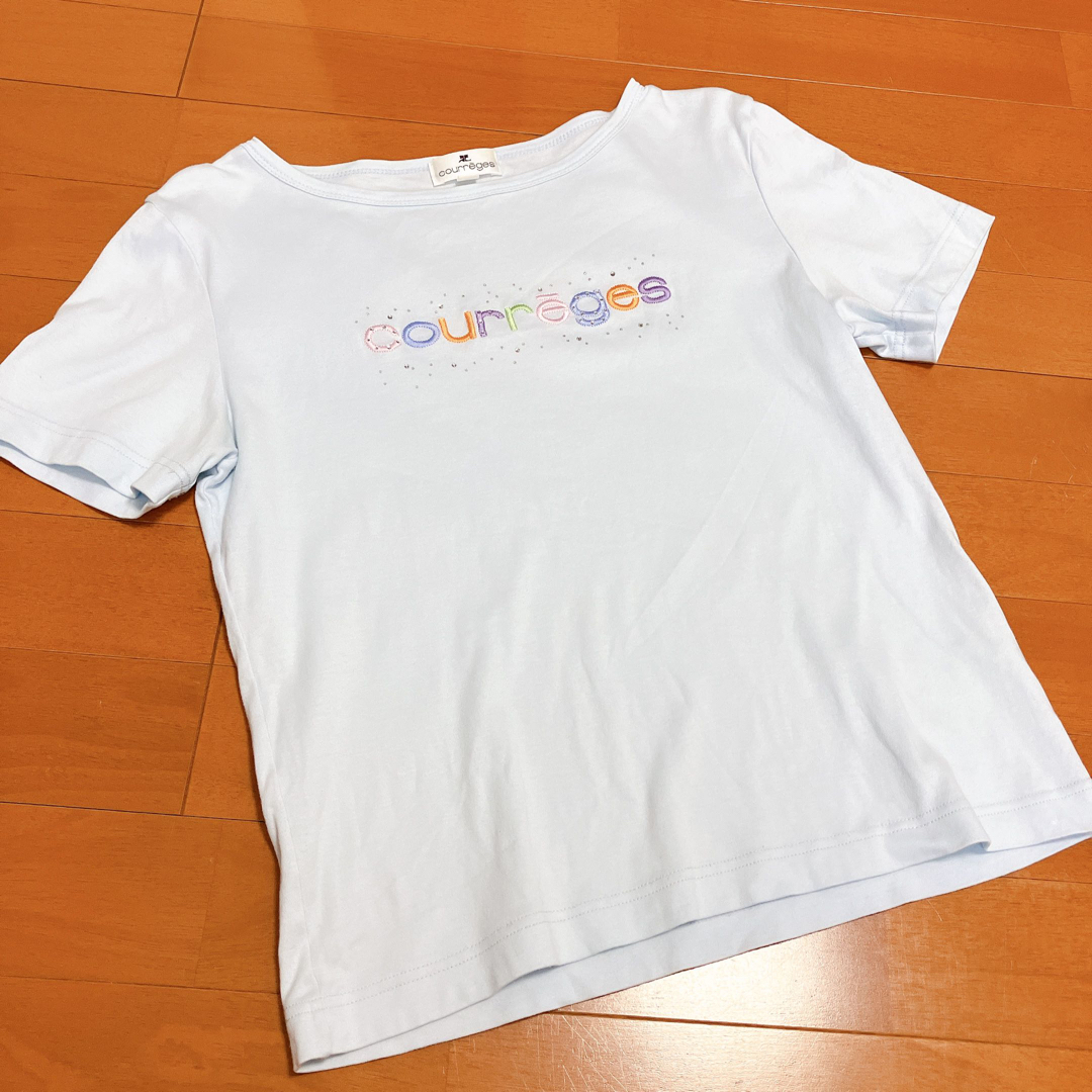 courreges クレージュ　トップス　Ｔシャツ　カラフル