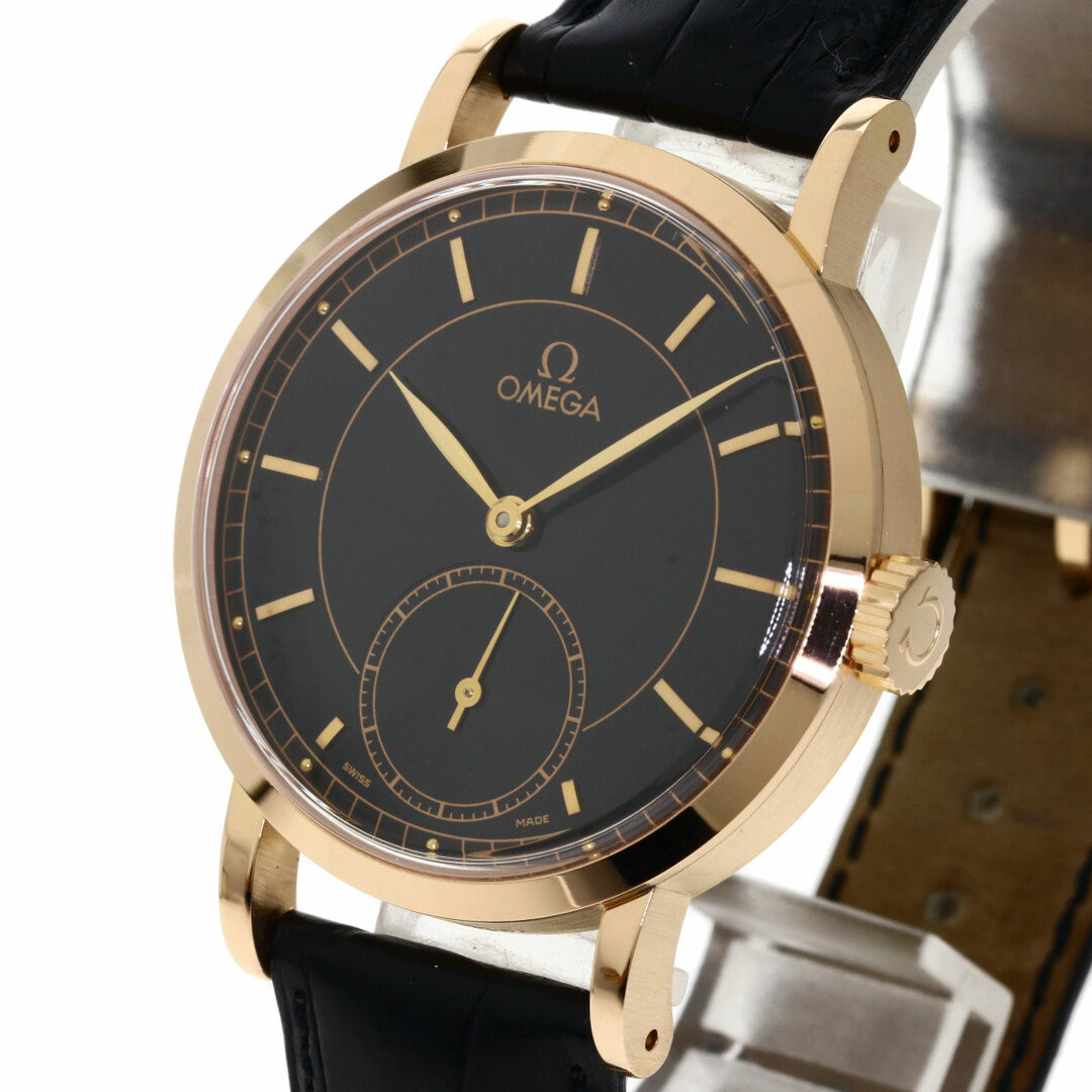 OMEGA 5950.51.01 ルネッサンス 世界限定 1894本 腕時計 K18PG 革 メンズ