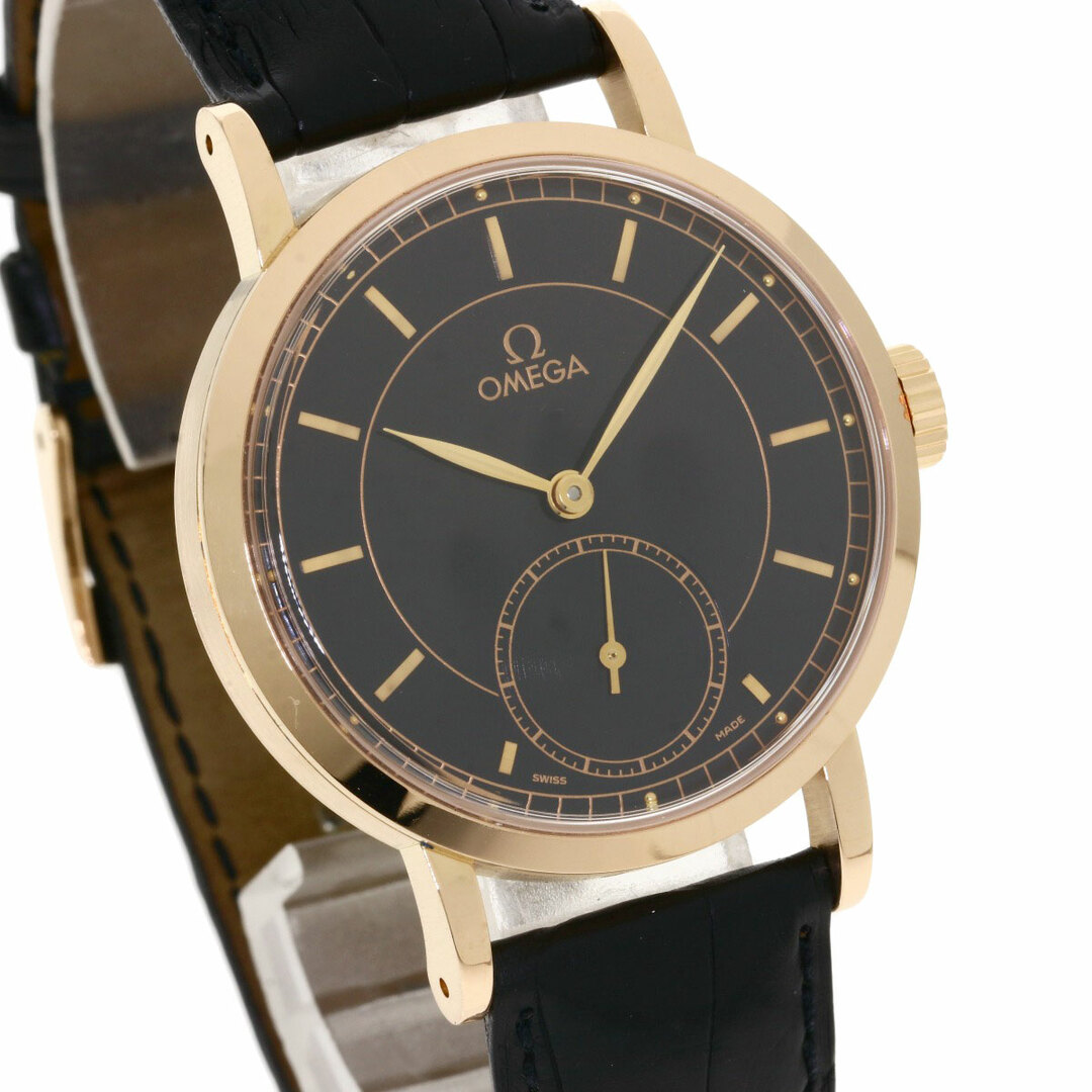 OMEGA 5950.51.01 ルネッサンス 世界限定 1894本 腕時計 K18PG 革 メンズ