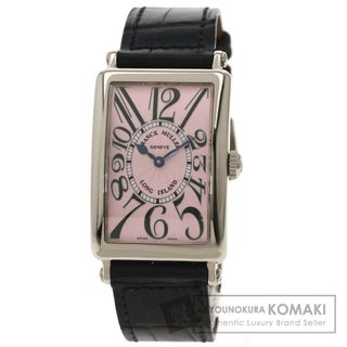 フランクミュラー(FRANCK MULLER)のFRANCK MULLER 952QZ ロングアイランド 腕時計 K18WG 革 メンズ(腕時計(アナログ))