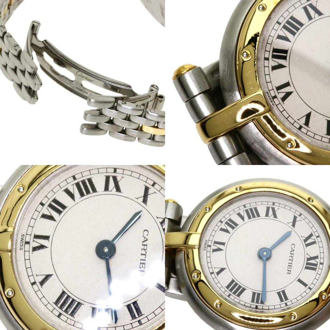 CARTIER パンテール SM ラウンド 1ROW 腕時計 SS コンビ レディース