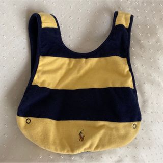 ラルフローレン(Ralph Lauren)の美品　ラルフローレン　スタイ　日本製　ポニー刺繍　離乳食(ベビースタイ/よだれかけ)