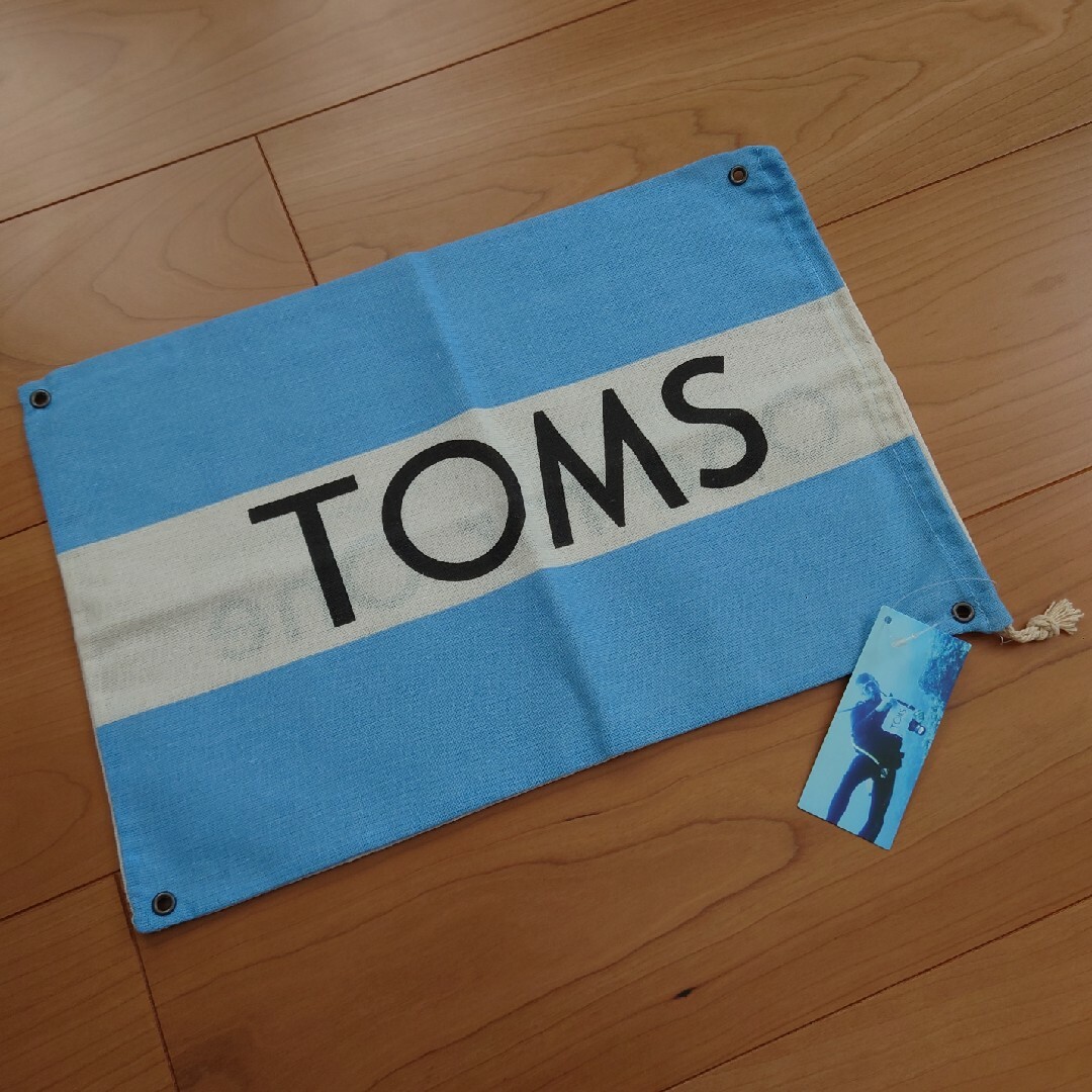 TOMS(トムズ)のTOMS(トムズ)　巾着袋　保存袋　シューズケース レディースのバッグ(ショップ袋)の商品写真