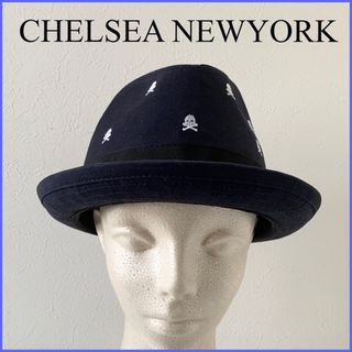 チェルシー(chelsea)のCHELSEA NEWYORK チェルシー  スカルハット 美品(ハット)