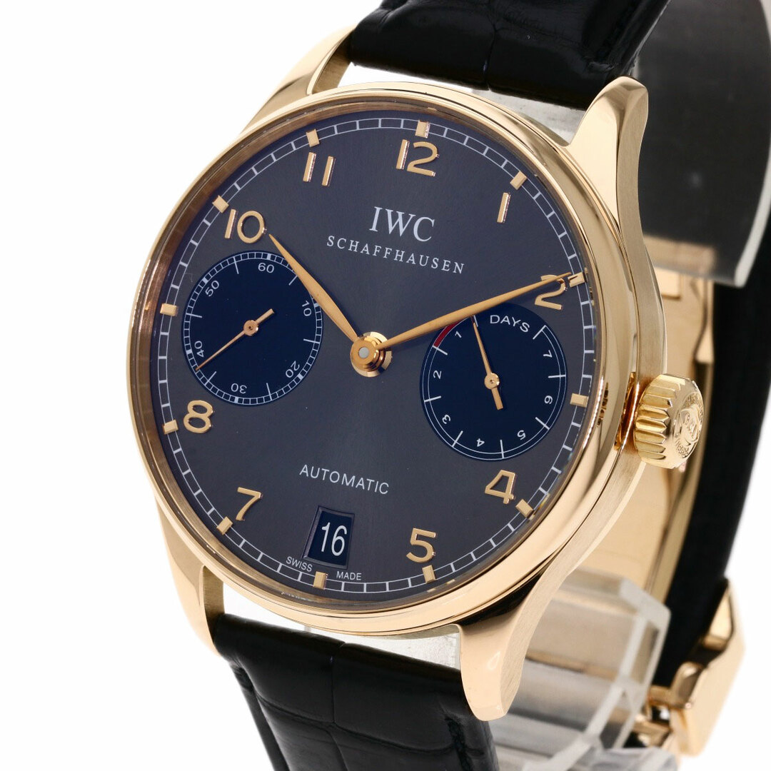 IWC(インターナショナルウォッチカンパニー)のIWC IW500125 ポルトギーゼ7DAYS 2012年 辰年 888本限定 腕時計 K18PG 革 メンズ メンズの時計(腕時計(アナログ))の商品写真