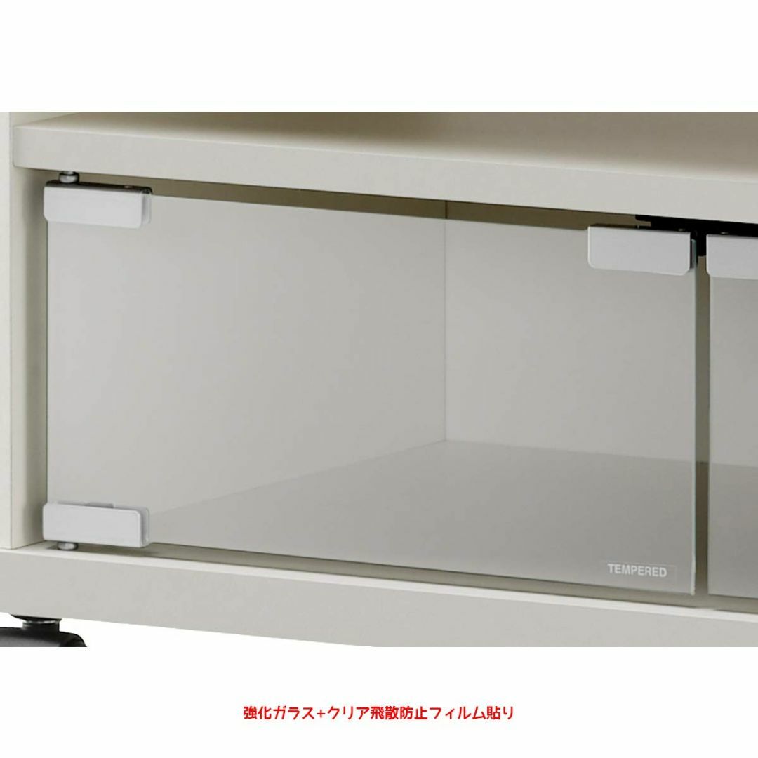 【色: ホワイト】朝日木材加工 テレビ台 KAD style 32型 幅74㎝