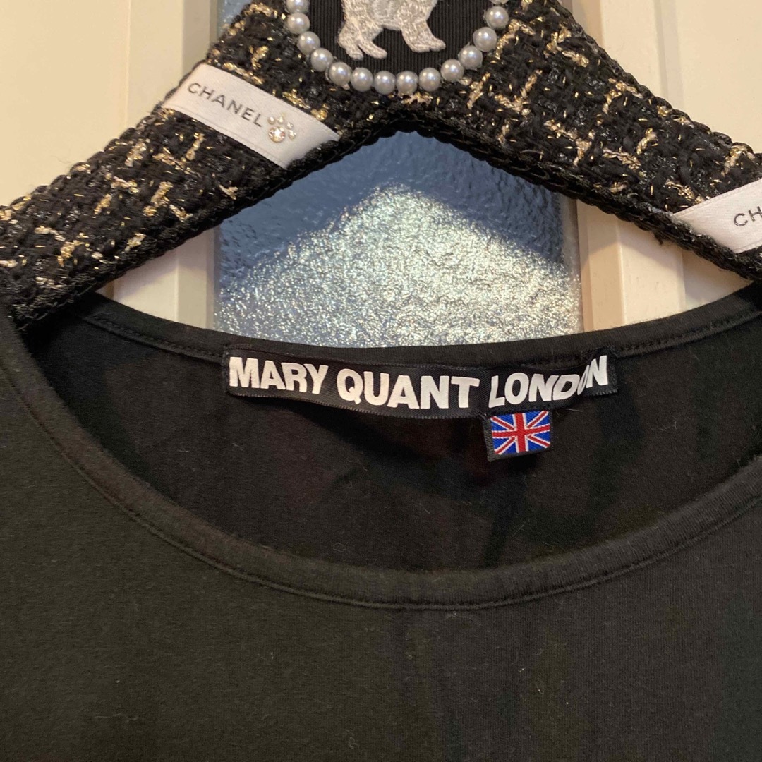 MARY QUANT(マリークワント)のマリークワント　黒タンクトップ レディースのトップス(Tシャツ(半袖/袖なし))の商品写真