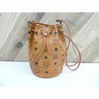 エムシーエム(MCM)のM水034 / MCM ヴィセトス柄 ショルダーバッグ 巾着 レザー(ショルダーバッグ)