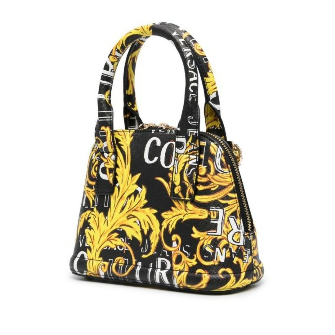 VERSACE JEANS COUTURE ハンドバッグ バロック ブラック レディースのバッグ(ハンドバッグ)の商品写真