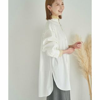 ロペピクニック(Rope' Picnic)の【オフホワイト（15）】バンドカラーチュニックシャツ(シャツ/ブラウス(長袖/七分))