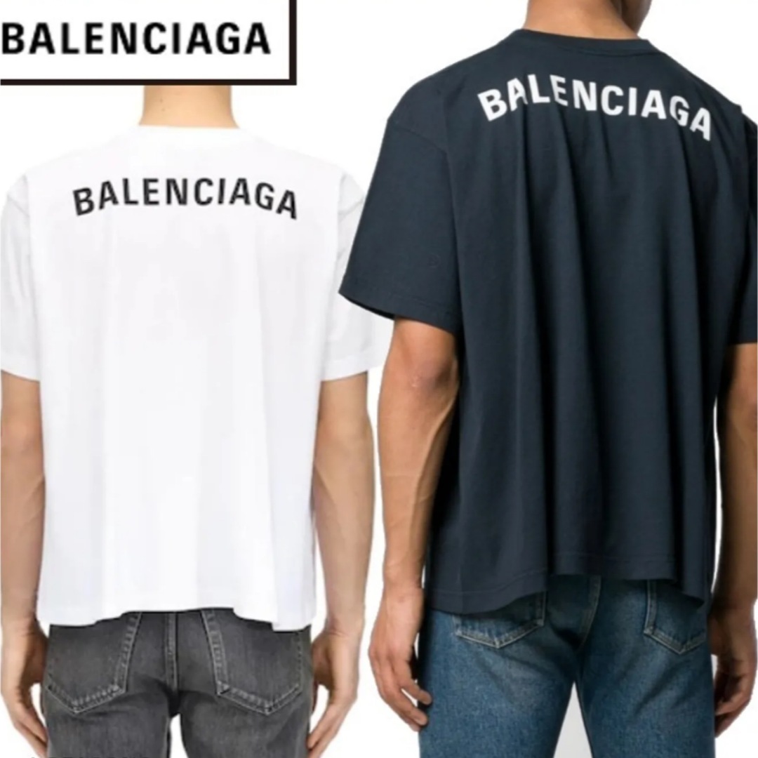 【BALENCIAGA】バレンシアガ バックロゴTシャツ | フリマアプリ ラクマ