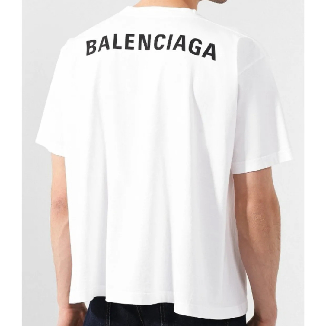 美品 BALENCIAGA バレンシアガ 人気Tシャツ バックロゴ　 S 正規品