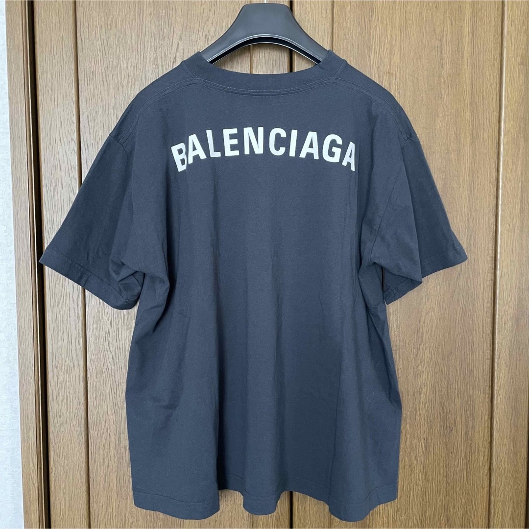 美品 BALENCIAGA バレンシアガ 人気Tシャツ バックロゴ　 S 正規品