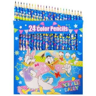 【新品・未開封！！】Disney ディズニー色鉛筆24本セット(色鉛筆)