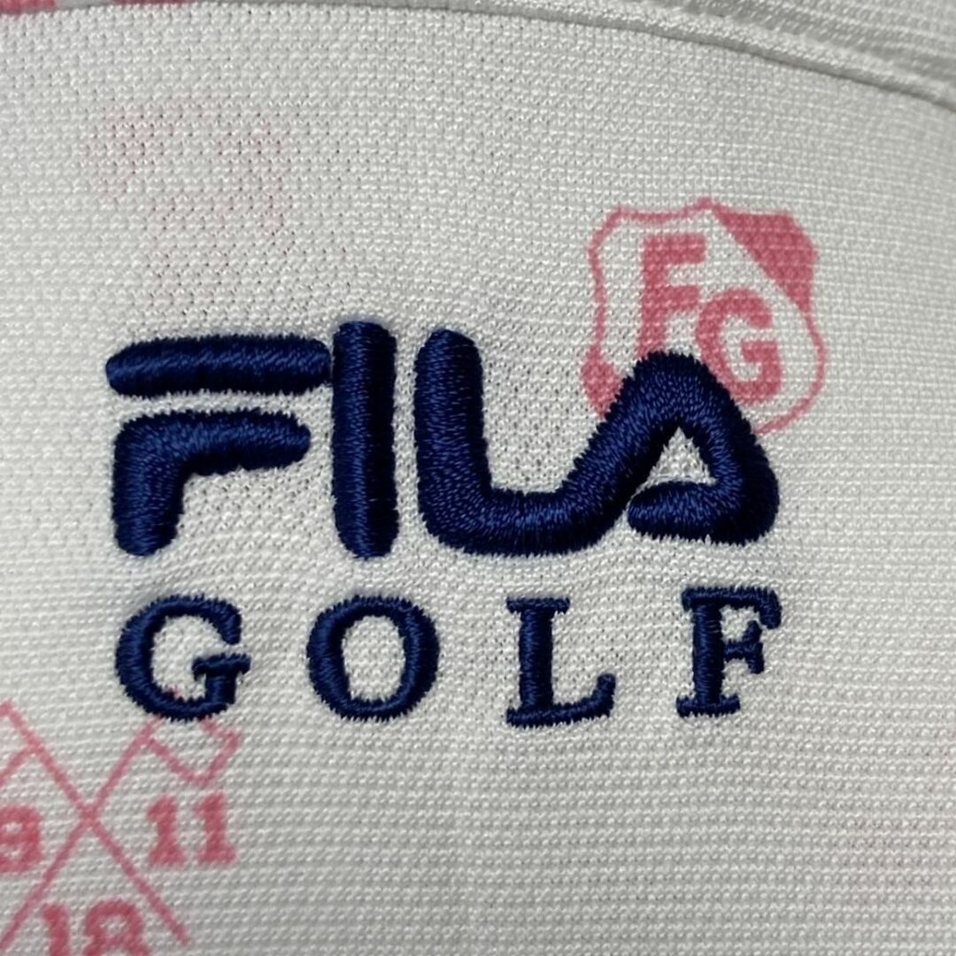 FILA(フィラ)の【GOLFウェア】FILA GOLF フィラ ポロシャツ 半袖 ロゴ 刺繍 LL スポーツ/アウトドアのゴルフ(ウエア)の商品写真