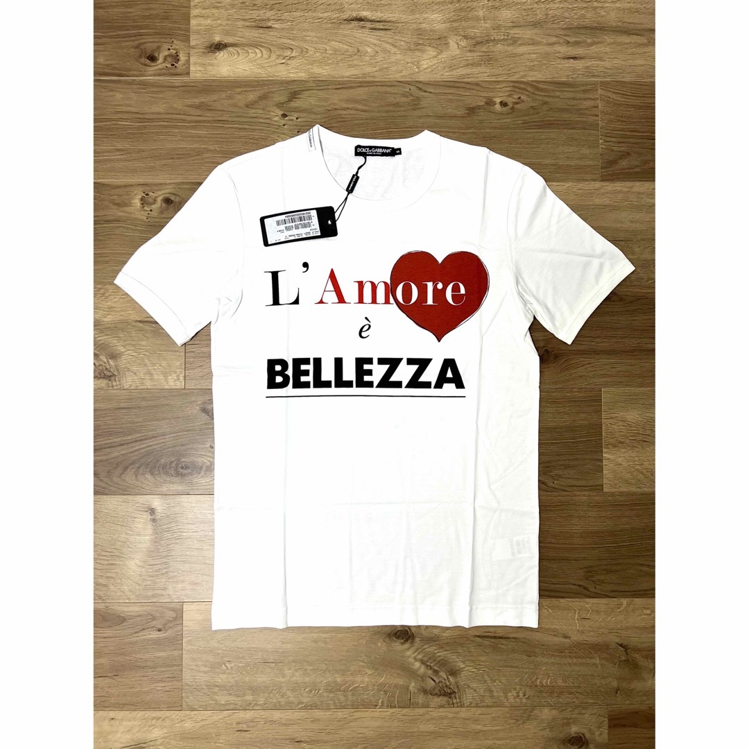 レア DOLCE&GABBANA L'Amore BELLEZZA Tシャツ着丈