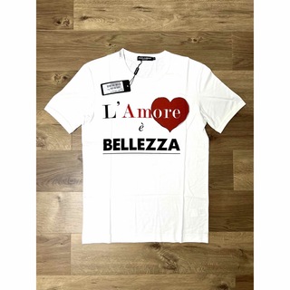 ドルチェアンドガッバーナ(DOLCE&GABBANA)のレア DOLCE&GABBANA L'Amore BELLEZZA Tシャツ(Tシャツ/カットソー(半袖/袖なし))