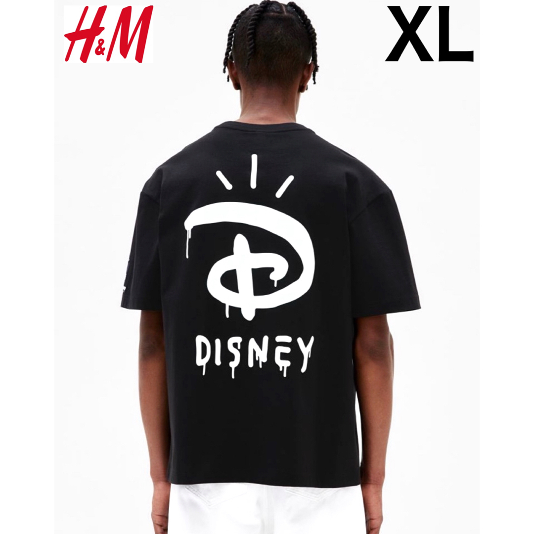 新品 H&M × ディズニー 100周年記念 コラボ Tシャツ XL. - Tシャツ