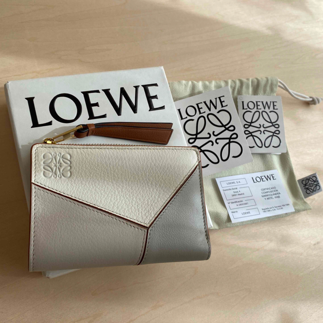 LOEWE - LOEWE ロエベパズルスリムバイフォールドウォレットの通販 by