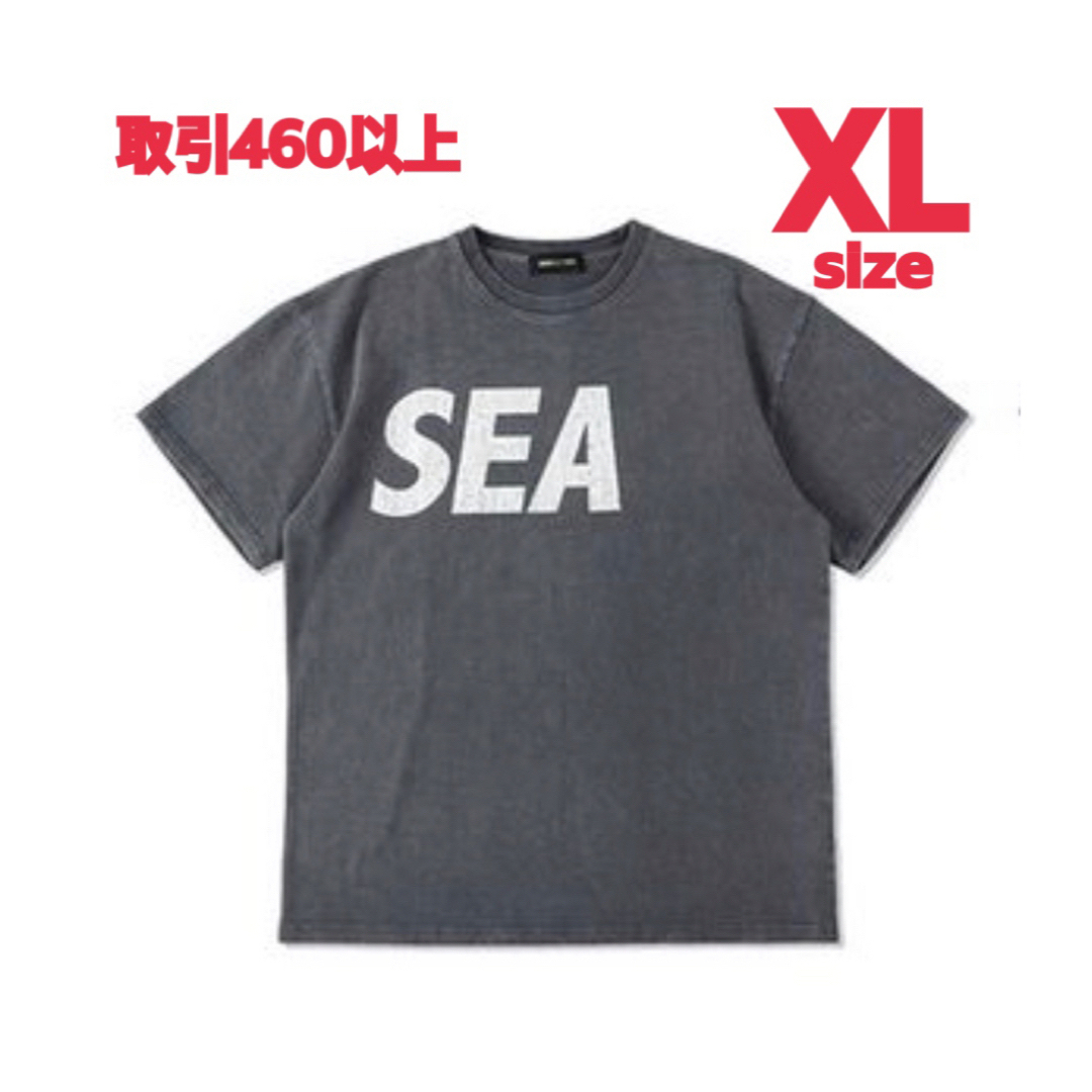 WIND AND SEA CRACK-P-DYE TEE CHARCOAL XL - Tシャツ/カットソー(半袖