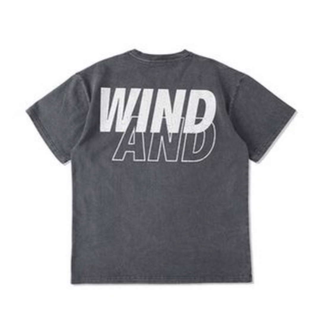 WIND AND SEA SEA Crack-P-Dye Charcoal XL