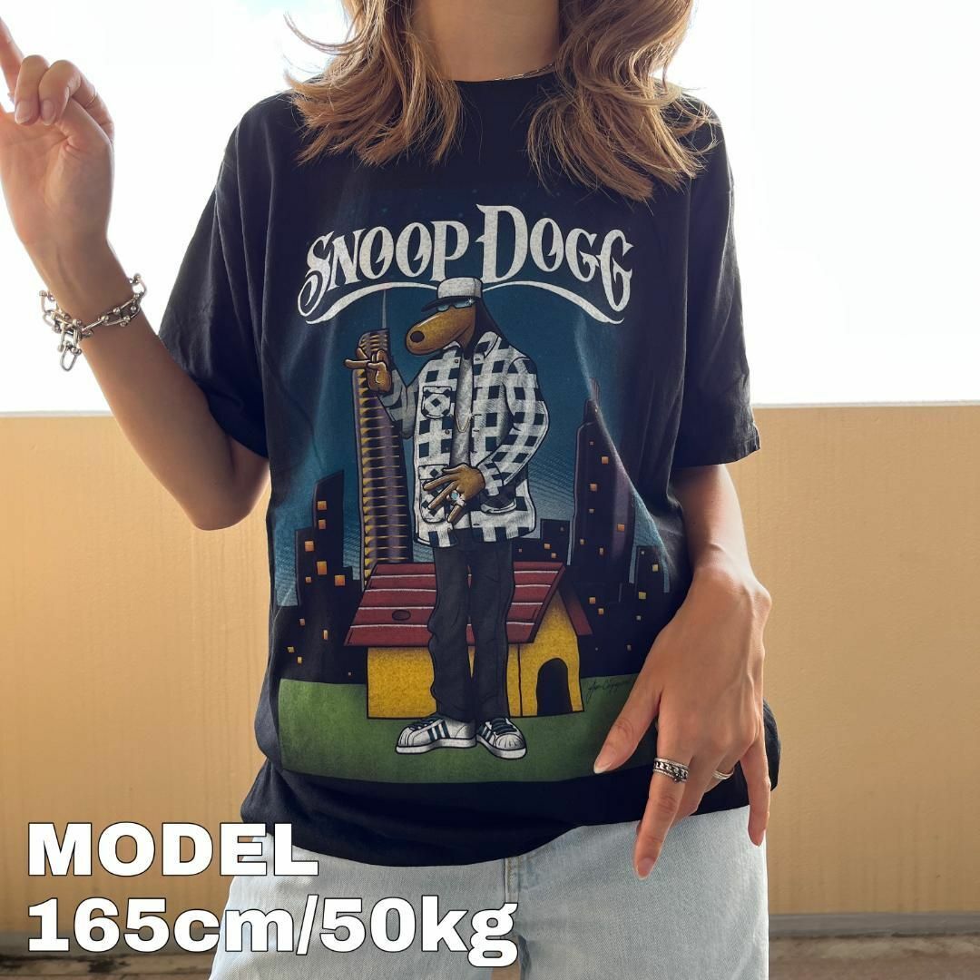Snoop Dogg   スヌープドッグ ラップT プリントTシャツ ヒップホップ M