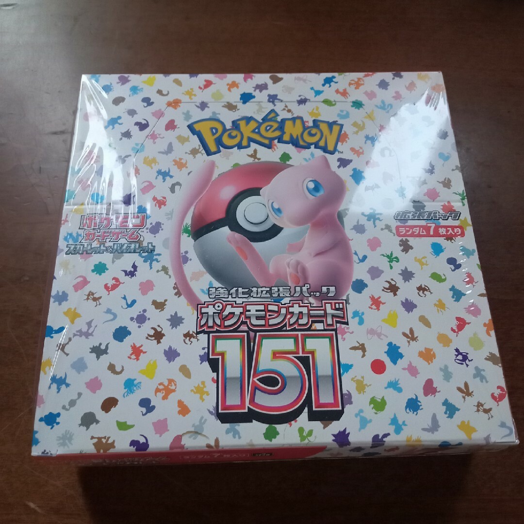 151 ポケモンカード 未開封box シュリンク付き