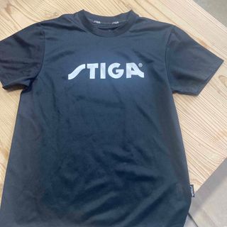 STIGA 練習Tシャツ　黒　卓球(卓球)