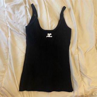 クレージュ(Courreges)のクレージュ　キャミソール　ブラック　courreges camisole(キャミソール)