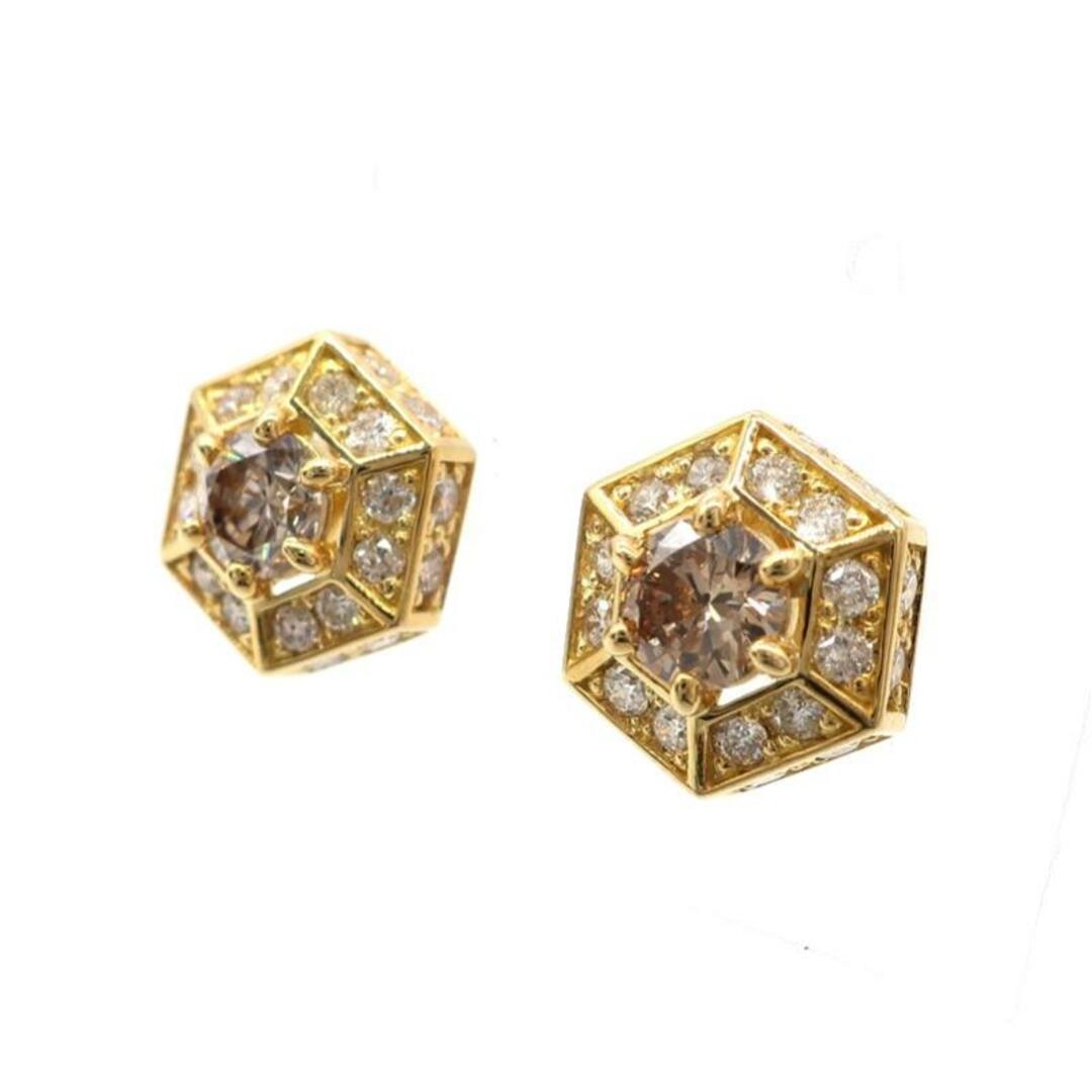 【正規品】【新古品】【未使用品】 
ダイヤモンド ピアス 1.2ct　
K18 イエローゴールド YG 　
アクセサリー ジュエリー　
 レディース　
【買蔵】