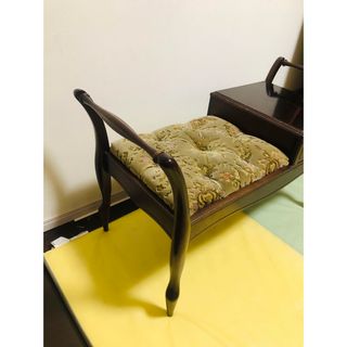 マルニ木工地中海ベンチチェアテレフォンチェア引き出し付椅子腰掛の
