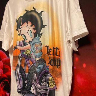 Betty♡Boop魚釣りベティ希少激レアTシャツ♡-