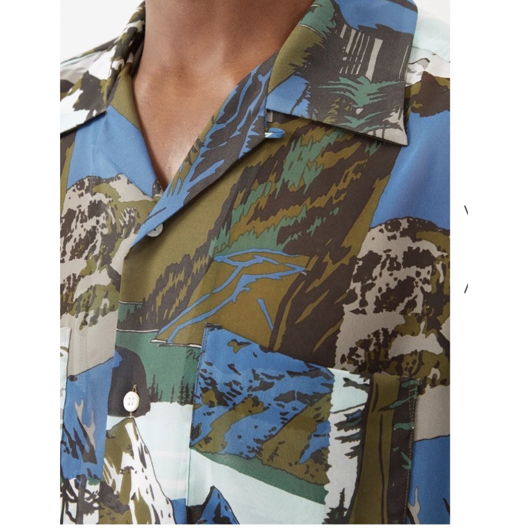 NOMA t.d.(ノマティーディー)のNOMA t.d./Chiffon LAND SCAPE shirt レディースのトップス(シャツ/ブラウス(長袖/七分))の商品写真