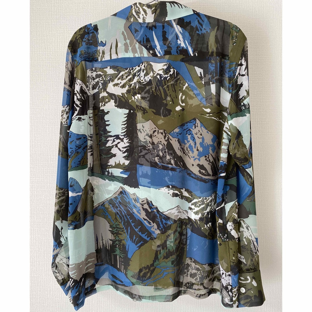 NOMA t.d.(ノマティーディー)のNOMA t.d./Chiffon LAND SCAPE shirt レディースのトップス(シャツ/ブラウス(長袖/七分))の商品写真