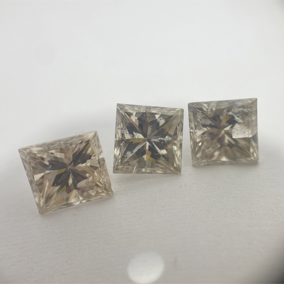 ダイヤモンド プリンセスカット 3ピース 3.33ct まとめ