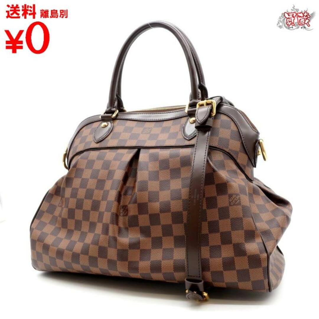 LOUIS VUITTON ルイヴィトン　
トレヴィGM N51998 ダミエ エベヌ 
ショルダーバッグ ハンドバッグ　
【正規品】【美品】　
【買蔵】