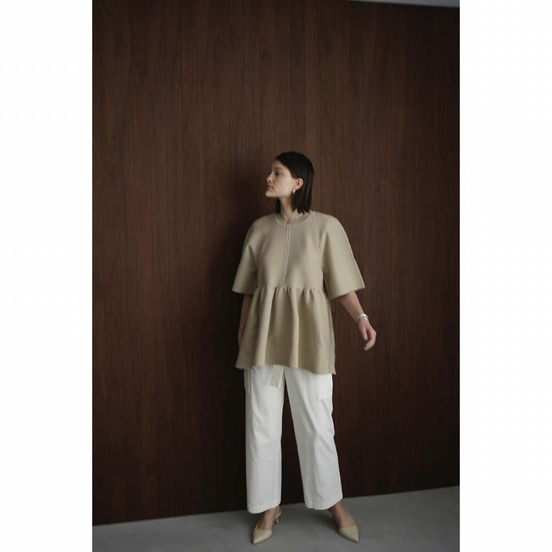 完売【CLANE】BALLOON GATHER KNIT TOPS