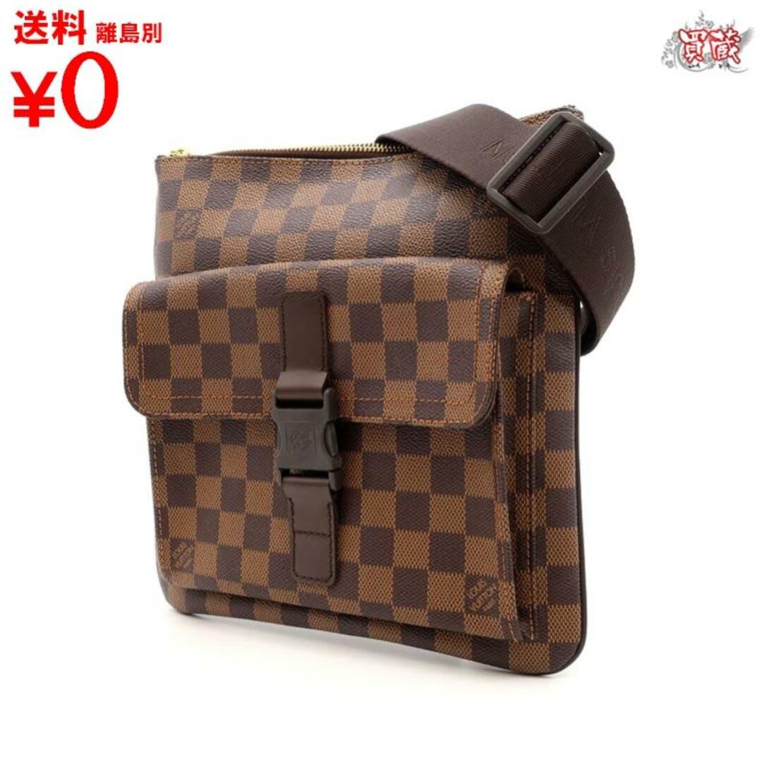 LOUIS VUITTON ルイヴィトン　
ポシェット メルヴィール N51127　
ダミエ エベヌ ショルダーバッグ　
【正規品】【美品】　
【買蔵】