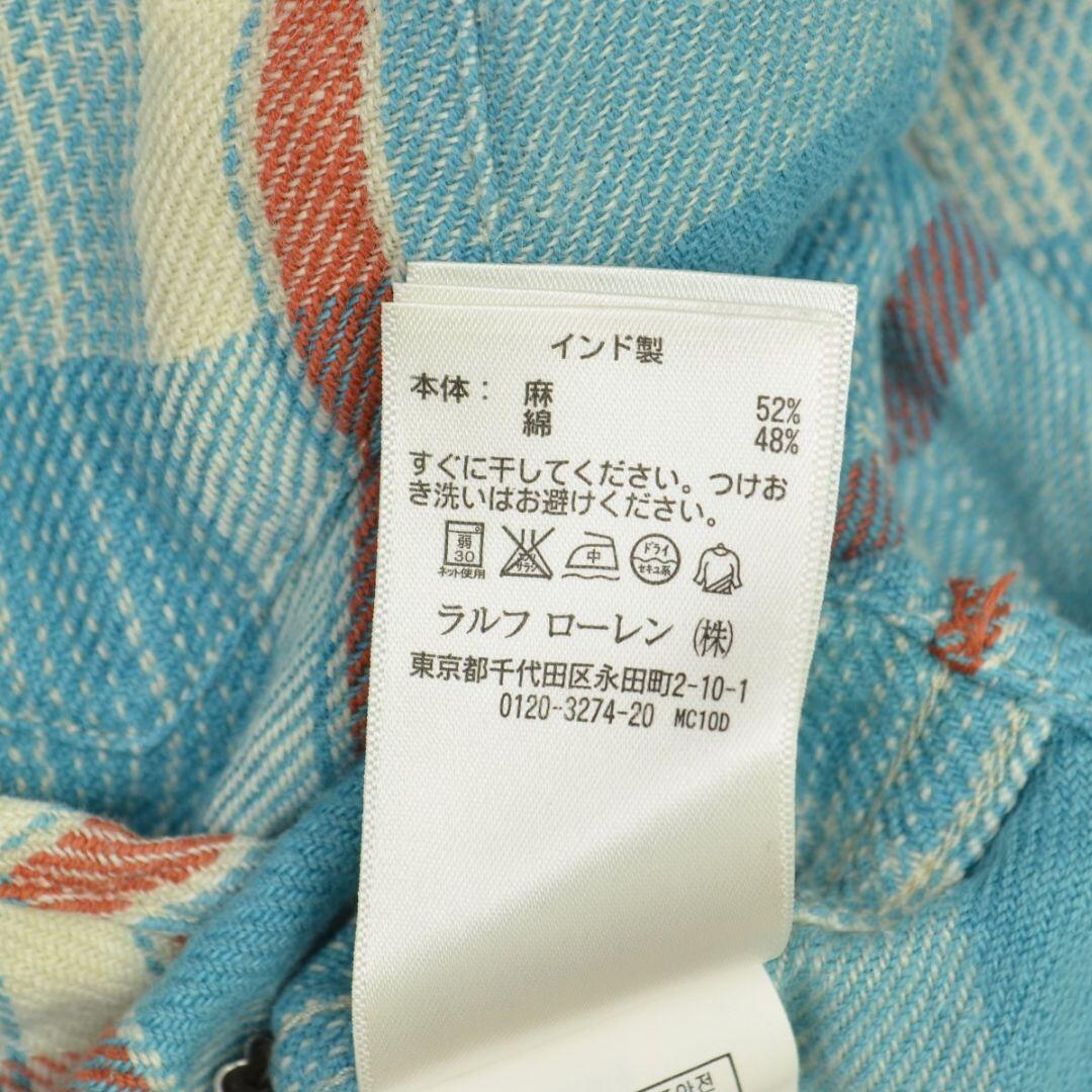 RRL(ダブルアールエル)の【RRL】782529689001 チェックウエスタンネル長袖シャツ メンズのトップス(シャツ)の商品写真