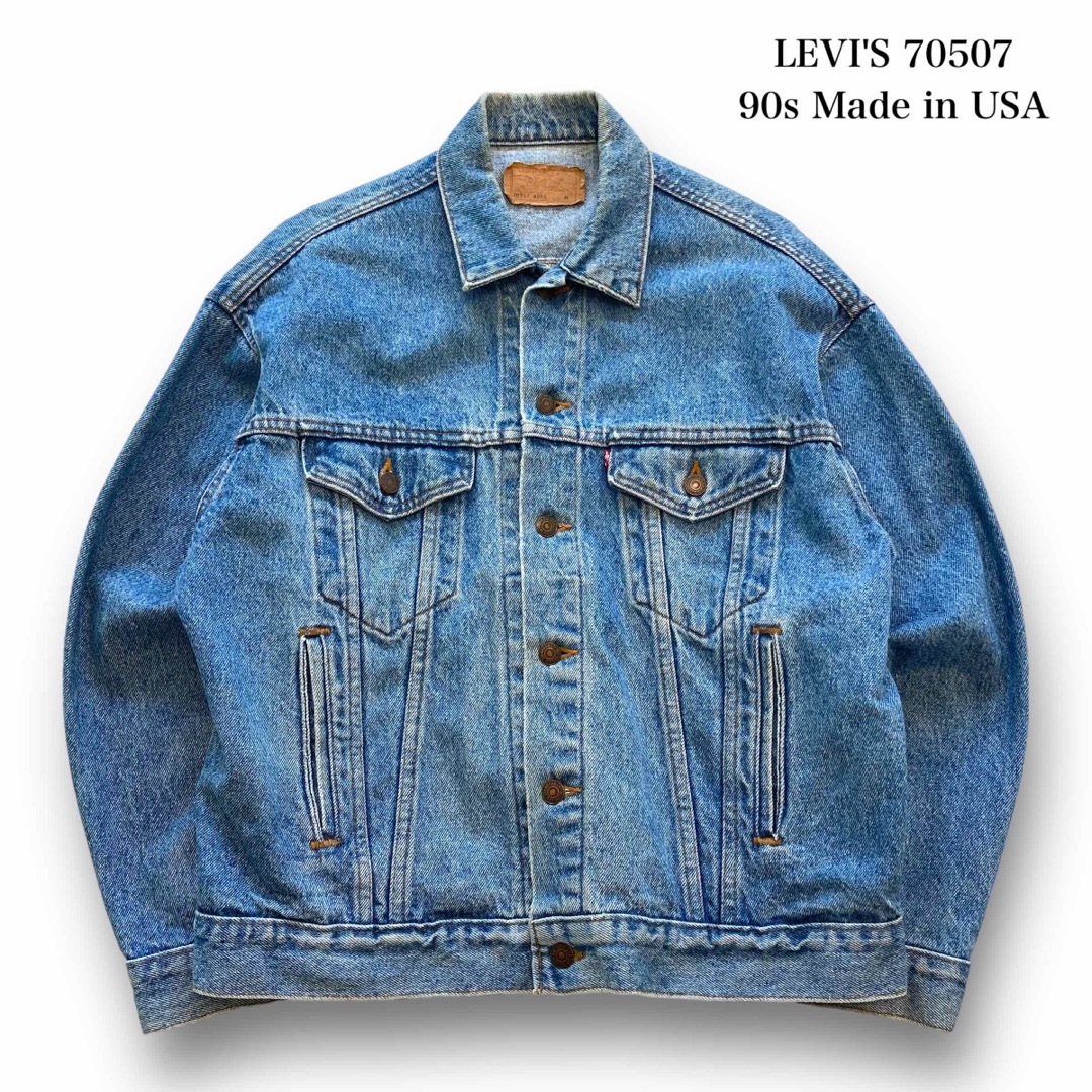 Levi's(リーバイス)の【Levi's】90s リーバイス デニムジャケット Gジャン USA製 古着 メンズのジャケット/アウター(Gジャン/デニムジャケット)の商品写真