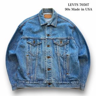 リーバイス(Levi's)の【Levi's】90s リーバイス デニムジャケット Gジャン USA製 古着(Gジャン/デニムジャケット)